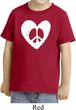 Kids Peace Tee Hippie Heart Peace Toddler T-shirt