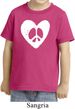Kids Peace Tee Hippie Heart Peace Toddler T-shirt