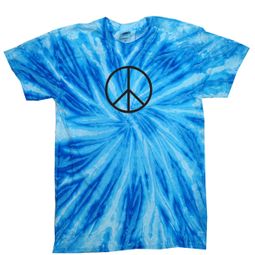 Kids Peace Tie Dye Shirt Black Basic Peace Blueberry Twist Tee Kids Peace Tie Dye Shirt Black Basic Peace Blueberry Twist Tee