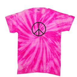 Kids Peace Tie Dye Shirt Black Basic Peace Bubblegum Twist Tie Dye Kids Peace Tie Dye Shirt Black Basic Peace Bubblegum Twist Tie Dye