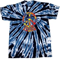 Kids Peace Tie Dye Shirt Funky Peace Navy Twist Youth Tie Dye Kids Peace Tie Dye Shirt Funky Peace Navy Twist Youth Tie Dye