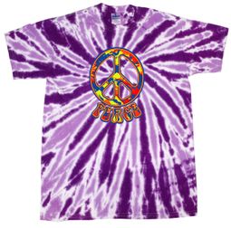 Kids Peace Tie Dye Shirt Funky Peace Purple Twist Youth Tie Dye Kids Peace Tie Dye Shirt Funky Peace Purple Twist Youth Tie Dye