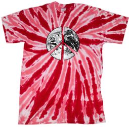 Kids Peace Tie Dye Shirt Peace Earth Red Twist Youth Tie Dye Kids Peace Tie Dye Shirt Peace Earth Red Twist Youth Tie Dye