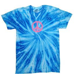 Kids Peace Tie Dye Shirt Pink Peace Blueberry Twist Youth Tie Dye Tee Kids Peace Tie Dye Shirt Pink Peace Blueberry Twist Youth Tie Dye Tee