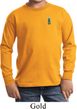 Kids Pineapple Patch Pocket Print Youth Long Sleeve