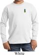 Kids Pineapple Patch Pocket Print Youth Long Sleeve