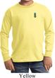 Kids Pineapple Patch Pocket Print Youth Long Sleeve