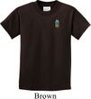 Kids Pineapple Patch Pocket Print Youth T-shirt