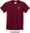 Kids Pineapple Patch Pocket Print Youth T-shirt