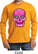 Kids Pink Sugar Skull Youth Long Sleeve