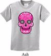 Kids Pink Sugar Skull Youth T-shirt
