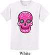 Kids Pink Sugar Skull Youth T-shirt