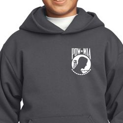 Kids Pow Mia Pocket Print Youth Hoodie