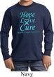 Kids Prostate Cancer Hope Love Cure Youth Long Sleeve