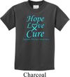 Kids Prostate Cancer Hope Love Cure Youth T-shirt