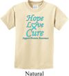 Kids Prostate Cancer Hope Love Cure Youth T-shirt