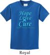 Kids Prostate Cancer Hope Love Cure Youth T-shirt