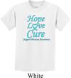 Kids Prostate Cancer Hope Love Cure Youth T-shirt