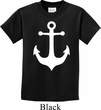 Kids Sailing Shirt White Anchor Tee T-Shirt