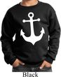 Kids Sailing Sweatshirt White Anchor Sweat Shirt