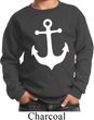 Kids Sailing Sweatshirt White Anchor Sweat Shirt