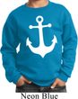 Kids Sailing Sweatshirt White Anchor Sweat Shirt