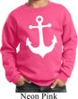 Kids Sailing Sweatshirt White Anchor Sweat Shirt