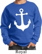 Kids Sailing Sweatshirt White Anchor Sweat Shirt