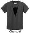 Kids Shirt Basic Black Tuxedo Tee T-Shirt