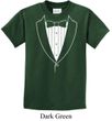 Kids Shirt Basic White Tuxedo Tee T-Shirt