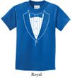Kids Shirt Basic White Tuxedo Tee T-Shirt