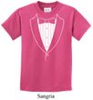 Kids Shirt Basic White Tuxedo Tee T-Shirt