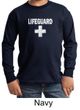 Kids Shirt Distressed Lifeguard Long Sleeve Tee T-Shirt