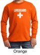 Kids Shirt Distressed Lifeguard Long Sleeve Tee T-Shirt