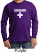Kids Shirt Distressed Lifeguard Long Sleeve Tee T-Shirt