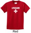 Kids Shirt Distressed Lifeguard Tee T-Shirt