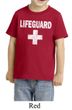 Kids Shirt Distressed Lifeguard Toddler Tee T-Shirt