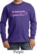 Kids Shirt Eat Sleep Breathe Gymnastics Long Sleeve Tee T-Shirt