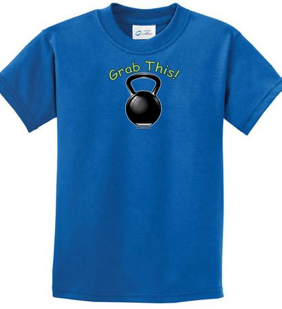 Kids Shirt Grab This Kettle Bell Tee T-Shirt