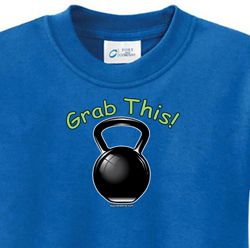 Kids Shirt Grab This Kettle Bell Tee T-Shirt