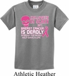 Kids Shirt Halloween Scary Breast Cancer Deadly Tee T-Shirt