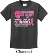 Kids Shirt Halloween Scary Breast Cancer Deadly Tee T-Shirt