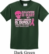 Kids Shirt Halloween Scary Breast Cancer Deadly Tee T-Shirt