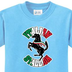 Kids Shirt Italian Stallion Tee T-Shirt