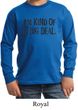 Kids Shirt Kind of a Big Deal Black Print Long Sleeve Tee T-Shirt