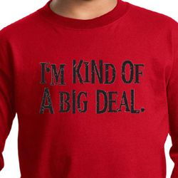 Kids Shirt Kind of a Big Deal Black Print Long Sleeve Tee T-Shirt