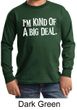 Kids Shirt Kind of a Big Deal White Print Long Sleeve Tee T-Shirt