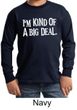 Kids Shirt Kind of a Big Deal White Print Long Sleeve Tee T-Shirt
