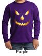 Kids Shirt Pumpkin Head Long Sleeve Tee T-Shirt