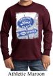 Kids Shirt Vintage Sign Genuine Ford Parts Long Sleeve Tee T-Shirt